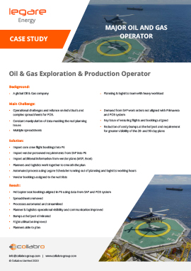Case Study: Major Oil and Gas Operator